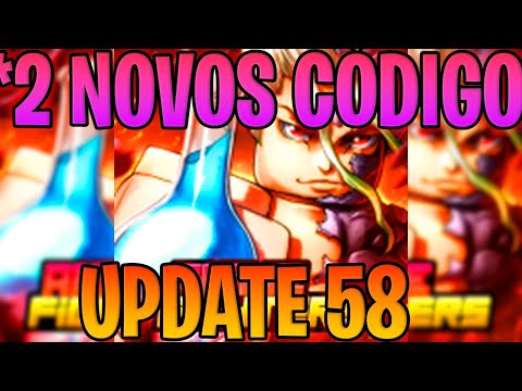 2 NOVOS CÓDIGOS de LUCK E TRANSFER UPDATE 58 DA VOLTA ANIME FIGHTERS