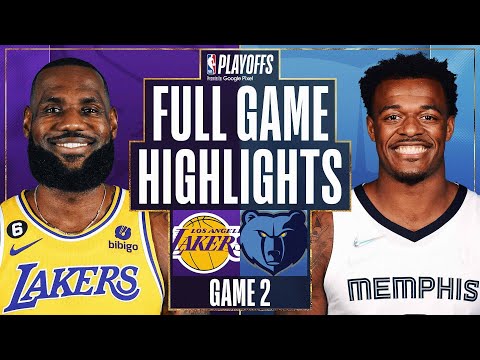 #7 LAKERS at #2 GRIZZLIES | FULL GAME 2 HIGHLIGHTS | April 19, 2023