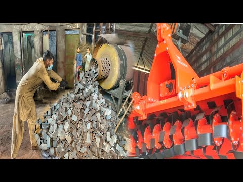 Amazing Technology Manufacturing Process of Rotavator Machine blade Mass Production Process Factory