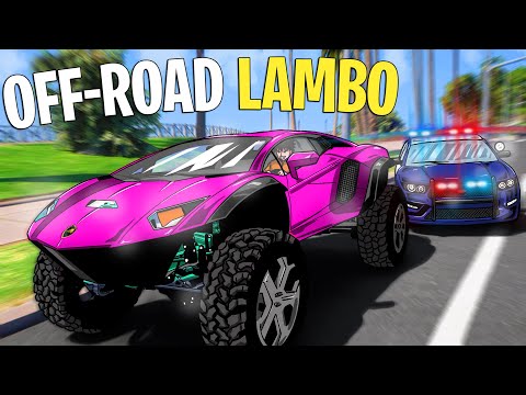 Cops HATED my Custom Lamborghini Truck in GTA 5 RP!