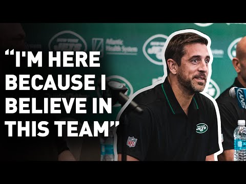 Aaron Rodgers Introductory Press Conference | New York Jets