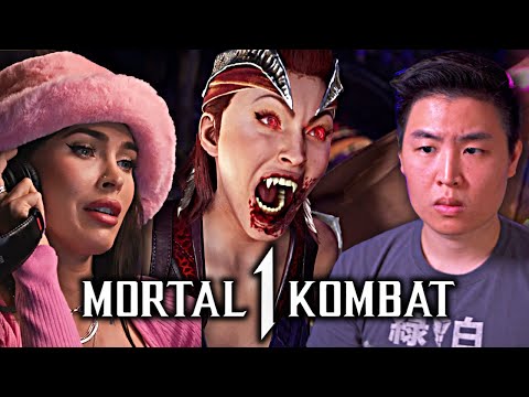 *MEGAN FOX IS NITARA!?* MORTAL KOMBAT 1 - NITARA REVEAL TRAILER!! [REACTION]