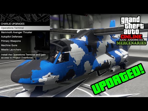 GTA 5 - UPDATED Avenger Customization &amp; DLC Intro! | San Andreas Mercenaries Update