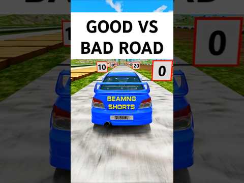 Good vs Bad roads 🚗 #shorts