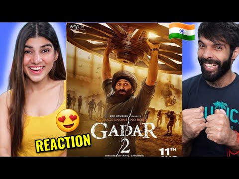 Gadar2 Official Trailer Reaction ! | Sunny Deol | Ameesha Patel | Anil Sharma | Zee Studios #gadar2