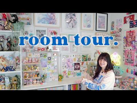 My Anime Room and Collection Tour ✧˖°. (Figures, Trinkets, and embracing aesthetic maximalism)