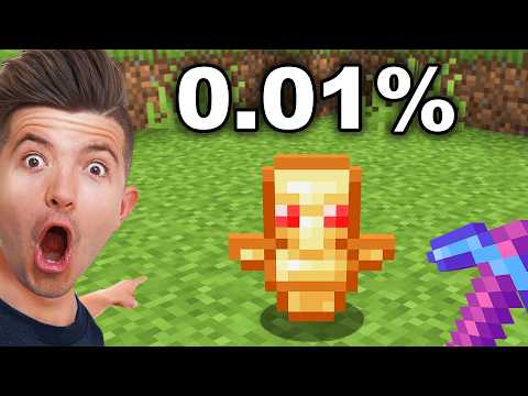 I Found Minecraft&#039;s Rarest Secret Items