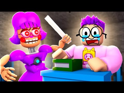 Can We Escape MISTER ANI-TRON DETENTION In ROBLOX!? (OBBY)