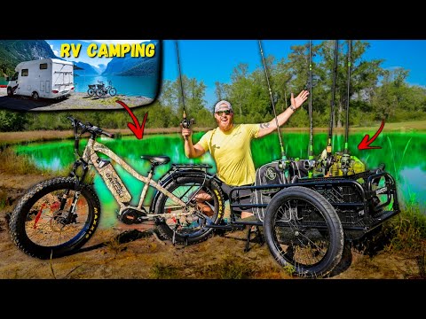 Fishing &amp; Exploring ULTRA Clear Trophy Bass Lake w/ NEW Technology (Bank Fisherman&#039;s DREAM) pt. 2