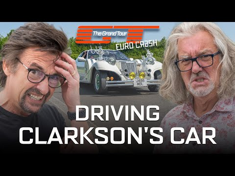 Hammond and May Take Clarkson&#039;s Eurocrash Car Around The Eboladrome | The Grand Tour | DRIVETRIBE