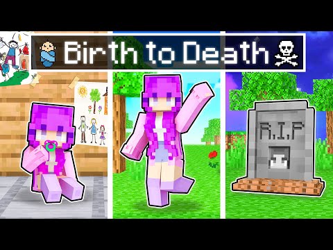 Zoey&#039;s BIRTH to DEATH In Minecraft!