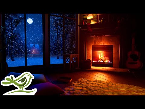 Sleep &amp; Meditation Radio 🧘‍♂️Deep Ambient Music with Fireplace 24/7