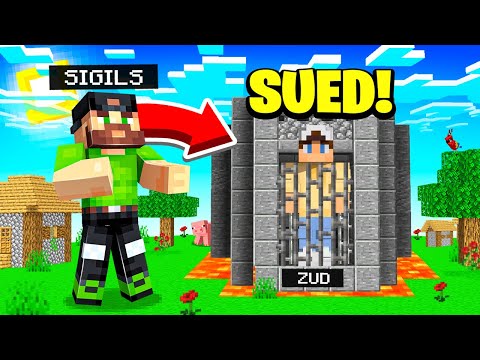 SUING my Enemy on Camp Minecraft