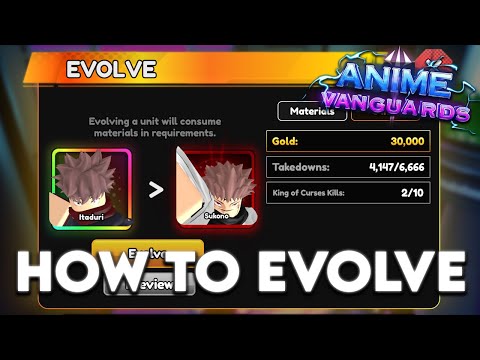 How To Evolve Itaduri To Sukono In Anime Vangaurds!
