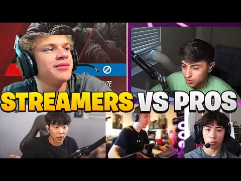 5 Streamers VS 5 Pro Players... (Rainbow Six Siege)