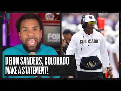 RJ Young reacts to Deion Sanders, Colorado&#039;s upset victory over No. 17 TCU | No. 1 CFB Show