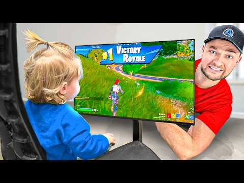 My SON Controls My Fortnite Game!