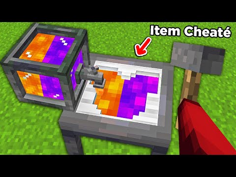 Minecraft mais je peux FORGER TOUT ce que je veux !!