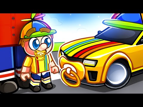 I Spent $1,000,000 to Make a Baby JOHNNY CAR in DRIVING EMPIRE!