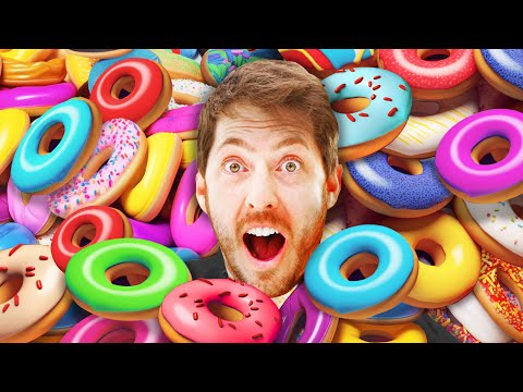 We Opened a FREE Donut Shop!
