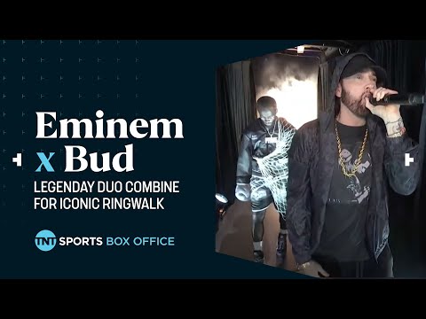 Eminem x Terence Crawford 😮‍💨 Legendary Duo Combine For Iconic #SpenceCrawford Ringwalk 🎤