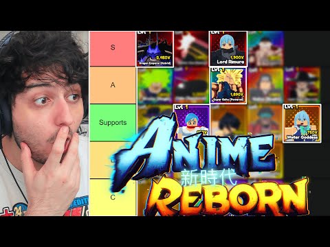 The OFFICIAL Anime Reborn TIER LIST! (Best Units &amp; The Meta)