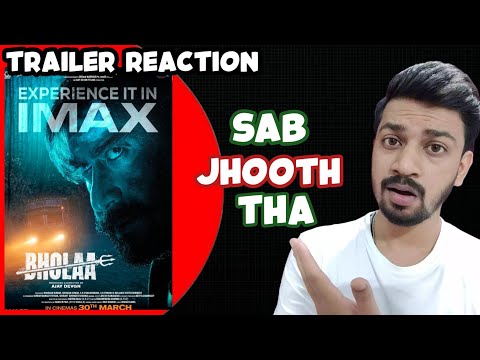 Bholaa Official Trailer Reaction and Review | Bhola Trailer | Ajay Devgn | Tabu | #BholaaTrailer