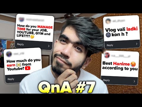 Highly OVERRATED ANIME? | How I Manage Everything Alone? | Full Time Youtube ? | Vyuk 7th QnA