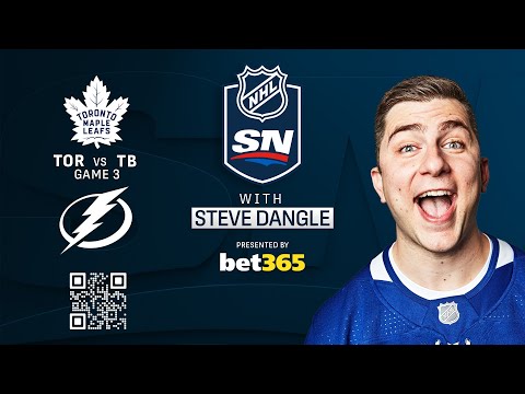 Watch Maple Leafs vs. Lightning Game 3 LIVE w/ Steve Dangle - presented by bet365
