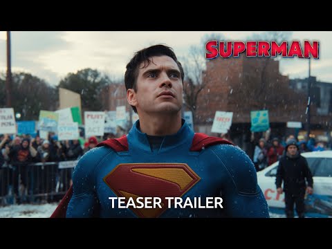 SUPERMAN – Teaser Trailer (2025) James Gunn, David Corenswet (4K)