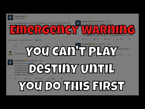 You Can&#039;t Play Destiny Today Unless You Do This First