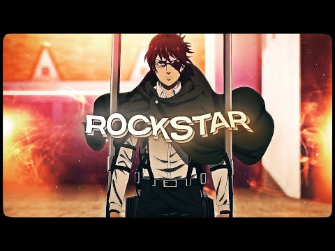「ROCKSTAR 🎸🤘」ATTACK ON TITAN (season 4 part 3)「AMV/EDIT」4K