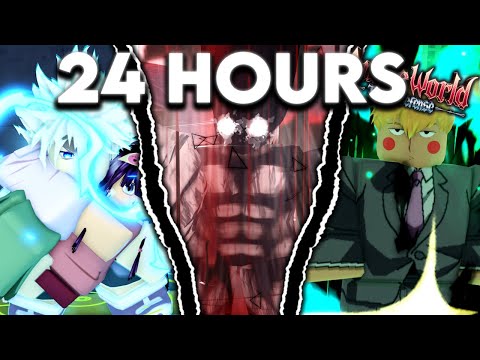 I Spent 24 Hours In New Update 15 Anime World Tower Defense &amp; Became The STRONGEST!