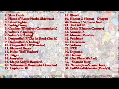 90s ANIME THEME SONGS