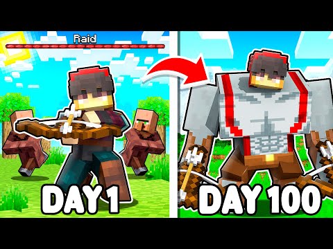 GROWING UP as a PILLAGER in Minecraft!