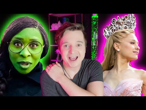 WICKED MOVIE TRAILER REACTION - I&#039;ve waited 20 YEARS!!