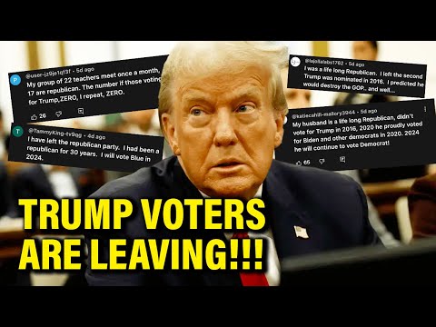 GOP Voters TURN AGAINST Trump and FLEE the ENTIRE Party