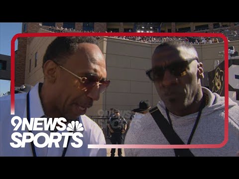Stephen A. Smith and Shannon Sharpe visit Boulder to see Coach Prime&#039;s CU Buffs
