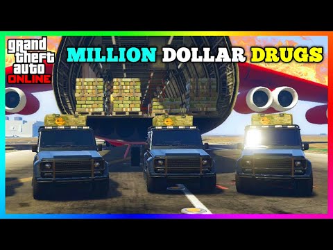 GTA 5 : STEALING MILLION DOLLAR DRUGS IN ONLINE || BB GAMING