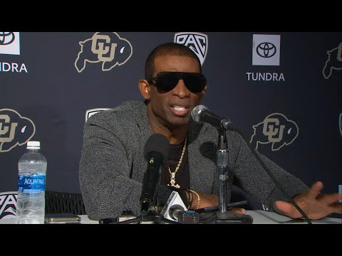 Postgame Interview: Deion Sanders on Colorado&#039;s first loss and Dan Lanning&#039;s comments