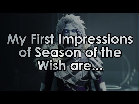 My first impressions of Season of the Wish are... ok. But I&#039;m MAD about something.