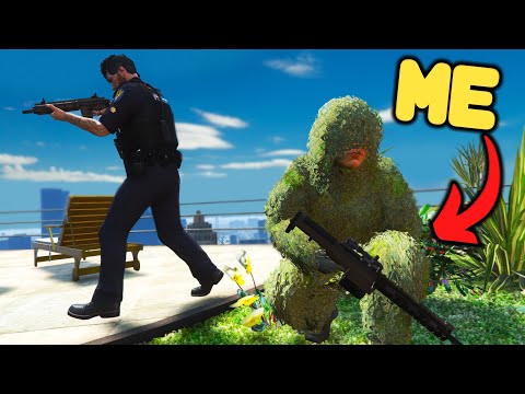 Robbing Banks In Ghillie Suit | GTA 5 RP