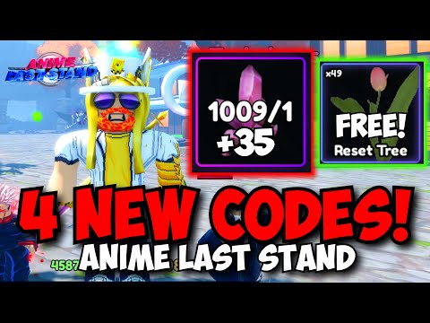 4 New Codes (FREE REROLLS!) &amp; New Skill Tree Reset Update! | Anime Last Stand