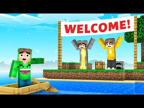We Invited Our Friend To A NEW Minecraft World!