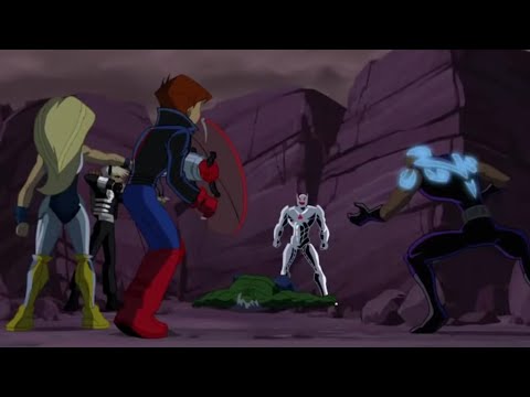 Iron Man, Hulk and New Avengers vs. Ultron and his robots CMV