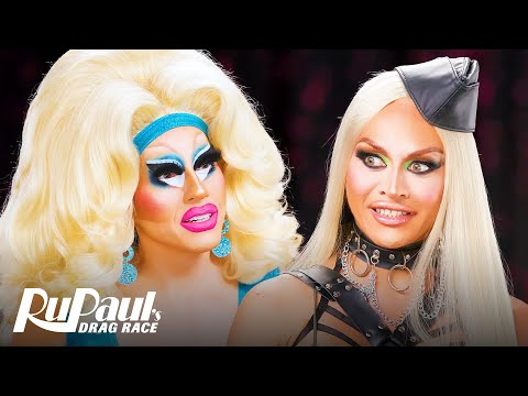The Pit Stop S16 E08 🏁 Trixie Mattel &amp; Sasha Colby Serve and Snatch! | RuPaul’s Drag Race S16