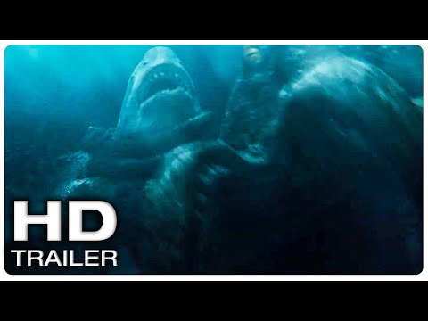 MEG 2 THE TRENCH &quot;The Meg Vs Kraken Fight Scene&quot; Trailer (NEW 2023)