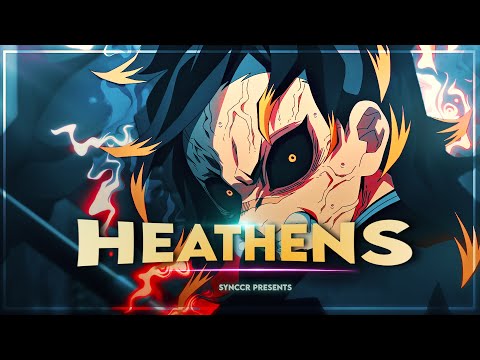 Heathens I Genya Demon Slayer [AMV/Edit] 4K Quick!
