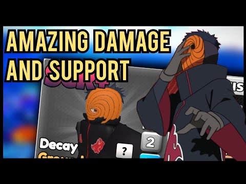 The NEW SCR+ Obito is AMAZING Damage AND Support in Anime World Tower Defense