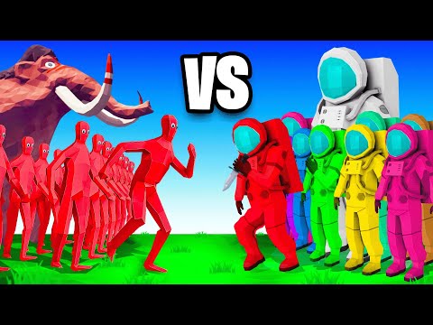 1,000 Crewmates vs 1,000 Imposters in TABS